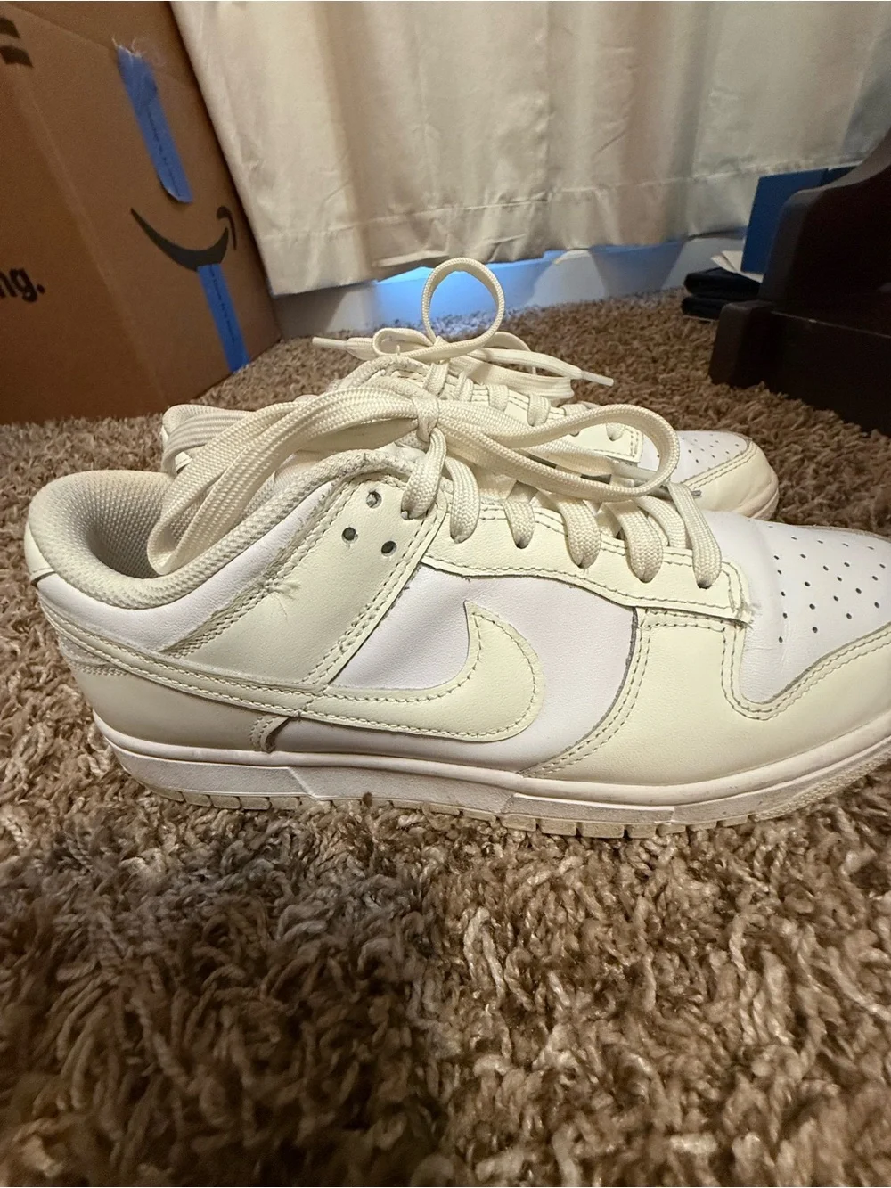 Nike Women’s Low-Top Sneakers in Cream/Off-White